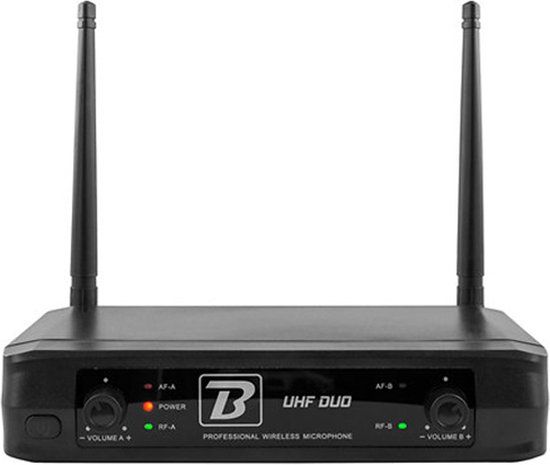 Boomtone DJ Duo UHF microfoon systeem