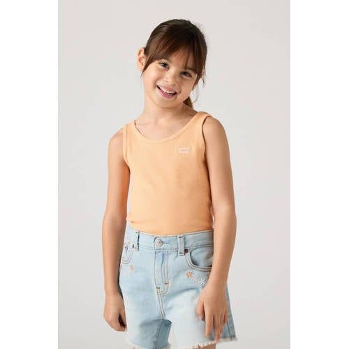 Levi's singlet oranje Meisjes Stretchkatoen Ronde hals Effen - maat 152