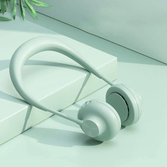 Greenz products Bladloze ventilator - Krachtige USB Draagbare Ventilator | Mini ventilator | Tafel Ventilator | Draagbare Fan | Nek Fan | Nek Ventilator | Groen