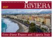 Riviera Calvendo Riviera - Cote d'Azur France and Liguria Italy (Wall Calendar 2027 DIN A4 landscape)