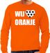 Bellatio Decorations Shoppartners Bv Grote maten oranje fan sweater voor heren XXXL