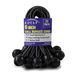 Kotap BB-6B Ball Bungee, 6-inch, zwart, 25-delig
