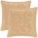 vidaXL Taie d'oreiller 2 pièces Crème 45 x 45 cm