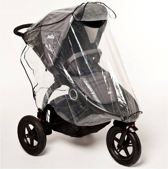 Alta bebe - Regenhoes Buggy driewieler - Regenscherm Jogger - Transparant