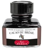 Jacques Herbin 13045T - Flesje schrijfinkt 30 ml, Cacao de Brésil