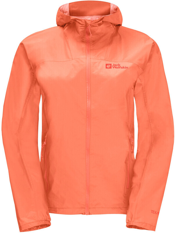 Jack Wolfskin Jack Wolfskin Prelight 2,5L Jas Dames, oranje M 2023 Trekking- & Wandeljassen