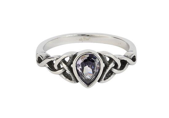 etNox Celtric Drop Dames Ring - zilverkleurig - 56