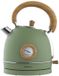 Klausberg 9008 - Bouilloire rétro - 1,8L - Inox - Vert