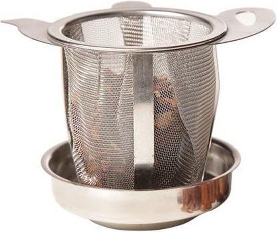 Cosy & Trendy Theefilter RVS - Cilinder - Zilver