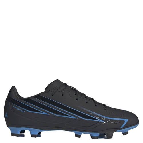 adidas Performance F50 Hyperfast Club FG/MG senior imitatieleren voetbalschoenen - zwart/blauw