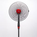 Tornado TSF-18XW Vloerventilator Zwart, Rood
