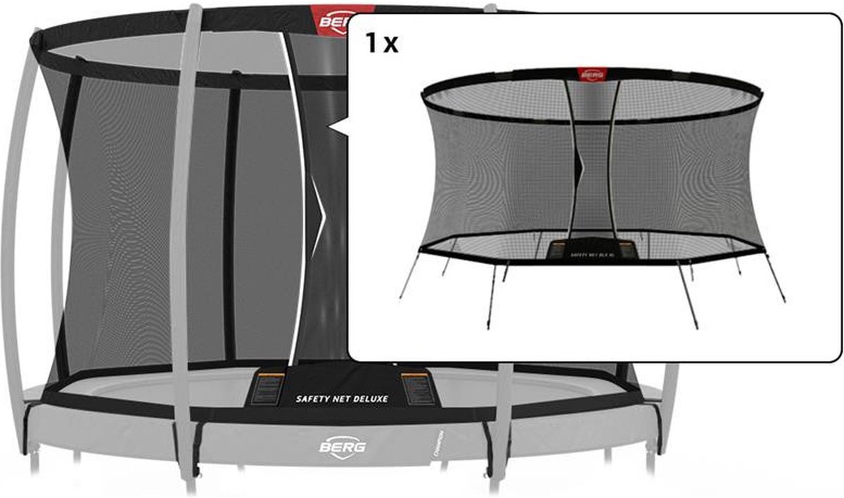 Berg Trampoline Veiligheidsnet - Safetynet Deluxe - Los Netje - 330 cm