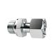 Riegler EGE3420SST Instelbare rechte schroefverbinding, G 3/4 a., buisbuiten-Ø 20 mm, PN 400, SW1 32, SW2 36, verzinkt staal