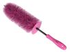 SIXTOL Car Detailing TIRE Brush Pink Velgenborstel, zachte borstelharen, diameter 10 cm