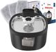 JC Pets Premium Drinkfontein voor Kat en Hond - Draadloze Waterfontein met Sensor - RVS - Zwart & Transparant
