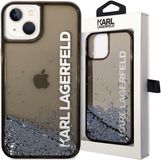 Karl Lagerfeld coque pour iPhone 14 - Uni Noir - Silicone