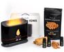 Aromaholik IGNIS - Humidificateur - Noir - Éclairage LED - Aromathérapie
