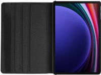 Just in Case Rotating Book Case for Samsung Galaxy Tab S9 Plus / Tab S9 FE Plus - Black