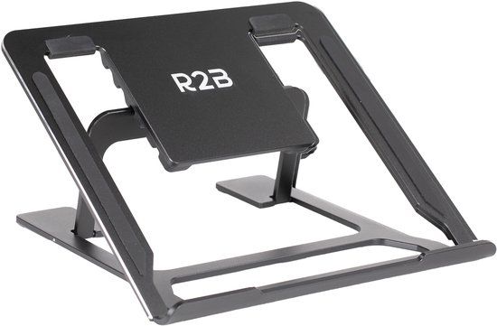R2B Laptop standaard Verstelbaar en Opvouwbaar - 10 t/m 17 inch - Zwart