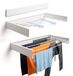 Sèche-linge mural, pliable, peu encombrant, 117 cm