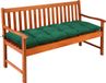 Detex Zitbankkussen 145x45x8cm Visco Effect Indoor Outdoor Bank Groen