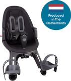Qibbel Air Voorzitje - Midnight Black - Stuurpenbevestiging - 9-15 kg - 9 maanden - 3 jaar