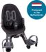 Qibbel Air Voorzitje - Midnight Black - Stuurpenbevestiging - 9-15 kg - 9 maanden - 3 jaar