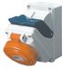 Gewiss GW66453 wandcontactdoos Rood