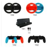 Buxibo Nintendo Switch accessoireset – 10-in-1 – Beschermhoes voor de Nintendo console