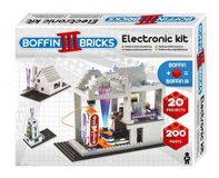 BOFFIN Conquest Boffin III Bricks Elektrokit – 20 Elektronica Projecten – 200 Onderdelen – Compatibel met LEGO – Vanaf 8 Jaar
