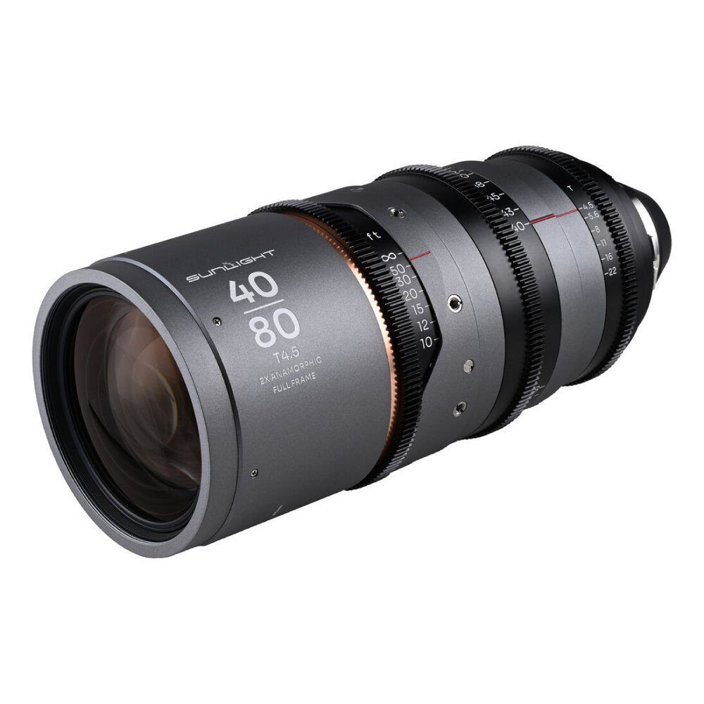 Laowa Sunlight FF 40-80mm T4.5 2X Anamorphic Zoom Amber PL-mount objectief