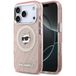 CG MOBILE Karl Lagerfeld IML Choupette koppen logo compatibel met MagSafe hoes voor iPhone 17 Pro Max (rose)