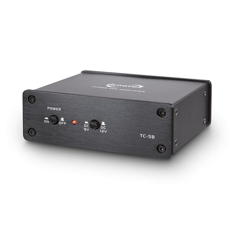 Dynavox TC-5B Phono Voorversterker - Zwart