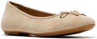 FitFlop Dames ballerina's Delicato cappuccino Leer Maat 42