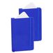 Merkloos Notitieboekje met harde kaft en elastiek - 2x - blauw - 9 x 14 cm - 100 blanco paginas