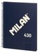 Milan 57141E80B schrijfblok & schrift A4 80 vel Blauw