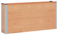 vidaXL Verhoogde plantenbak Bruin 150 x 30 x 72 cm WPC en Aluminium