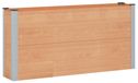 vidaXL Verhoogde plantenbak Bruin 150 x 30 x 72 cm WPC en Aluminium