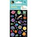 MY MANDARINE CY163Cpack - 3D Stickers Cooky - PAK MET 10 vellen 12x8 cm - GLOW-IN-THE-DARK - 370 stickers - PLANETEN