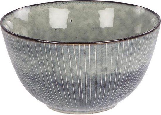 Broste Copenhagen - Nordic Sea Bowl - 20cm - Ceramic - Blue/Grey/Green - Microwave & Dishwasher Safe