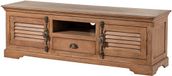 MASSIVMOEBEL24 meuble TV beige bois massif 170x45x55 cm