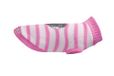 Record - Hondentrui "Pullove", ruglengte 40 cm, warme trui met omkeerbaar paillettenhart, gat riem en machinewasbaar | roze - wit, M