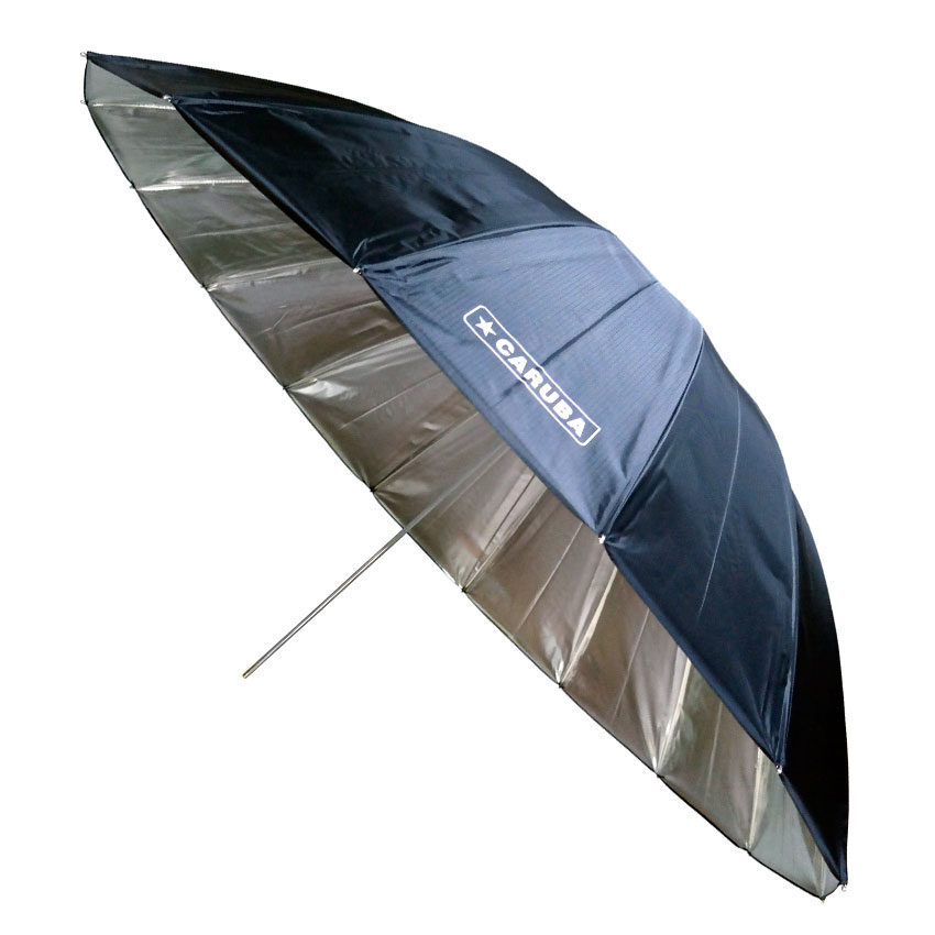 Caruba Flash Umbrella - 153 cm (white + black cover