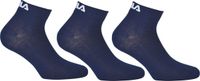 Fila 3 paar unisex trainingssneakersokken kwartsokken F9300