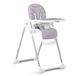 Ricokids 700600 Chaise haute Tulo avec table, gris