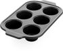 GreenPan Bistro Muffinvorm - 6 muffins - PFAS-vrije antikleeflaag - Keramische bakvorm - Ovenbestendig tot 230°C - Zwart