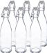 5five Beugelfles/weckfles - 6x - glas - transparant - luchtdicht - 0.5 liter