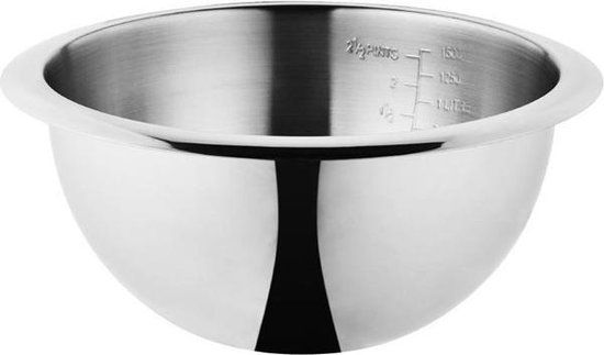 Vogue Beslagkom - 1.75 liter - RVS - 21.5 cm