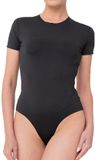 PIECES Gladde body korte mouw - PCADINA - Zwart / M