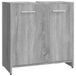VidaXL Armoire de salle de bain 60x33x60 cm bois traité gris couleur chêne sonoma
